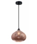 Pendant lamp Rictus 1 Bohemian Glass Round Shape E27 COP