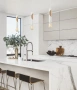Pendant lamp IDA2 Blonde Wood Tube WHT