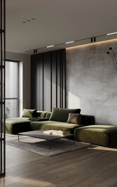 Surface track set Edge 4M 7lt LED 80W BLK