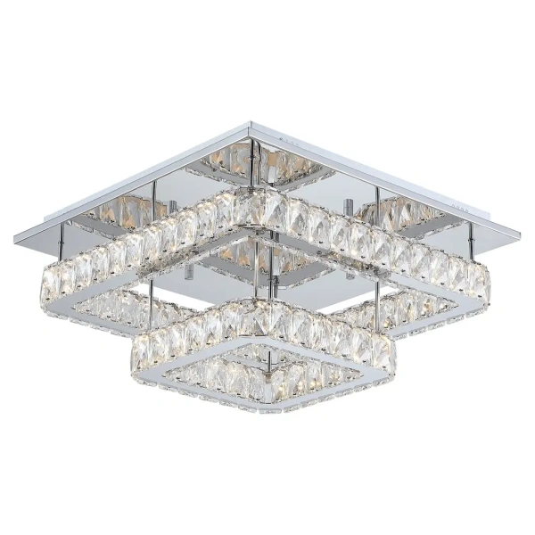 Ceiling lamp ZAMIRA square LED 25W CH