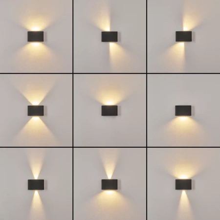 Wall light SIERRA-12-SQR-BLK 19641