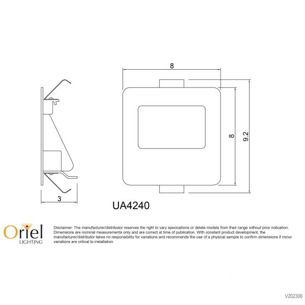 Wall light PEKO.3 LED 4K WHT