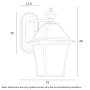 Wall light Rye 20 Solid Brass E27 H40 BRS