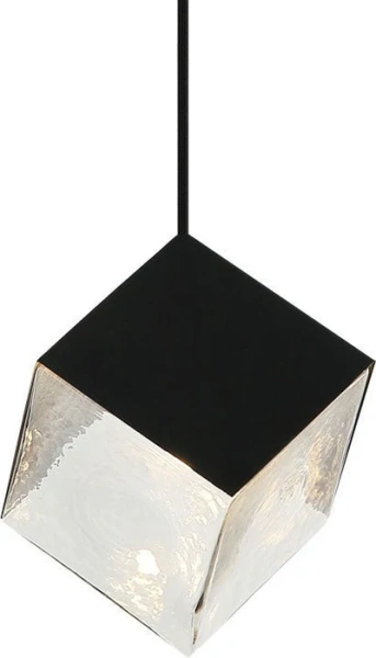Pendant lamp Kubo Black Glass