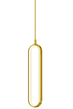 Pendant lamp Aura P1 BRS