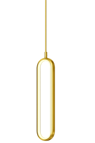 Pendant lamp Aura P1 BRS