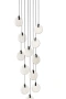 Pendant lamp Villastar 12 Alabaster Spanish Marble LED CCT Dim BLK