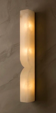 Wall light Lecera 2 Alabaster Spanish Marble G9 BRS