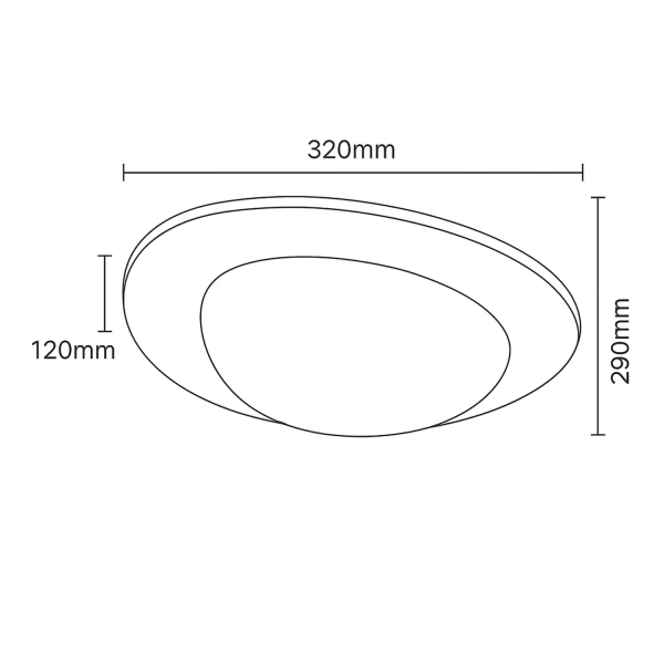 Wall lamp Thalos Travertine LED 12W