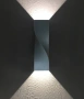 Wall light GIROTRI Tri-col IP65 LED 11W DG