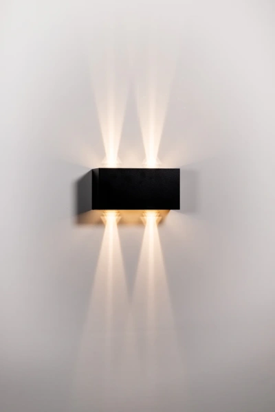 Wall light Versa BLK Square Up-Down HV36582T-BLK-SQ IP65
