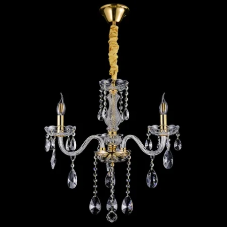 Chandelier Bromley Crystal K9 3 light GL
