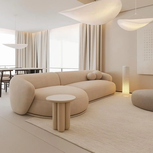 Pendant lamp Arca Large LED 24W 3K D80 WHT