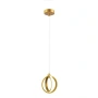 Pendant lamp Spin D17 LED 12W 3CCT BRS