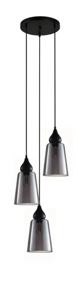 Pendant lamp JEREZ2X3R E27 black