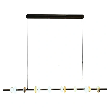 Pendant lamp Hoops Marble LED 35W 3K L180 BLK