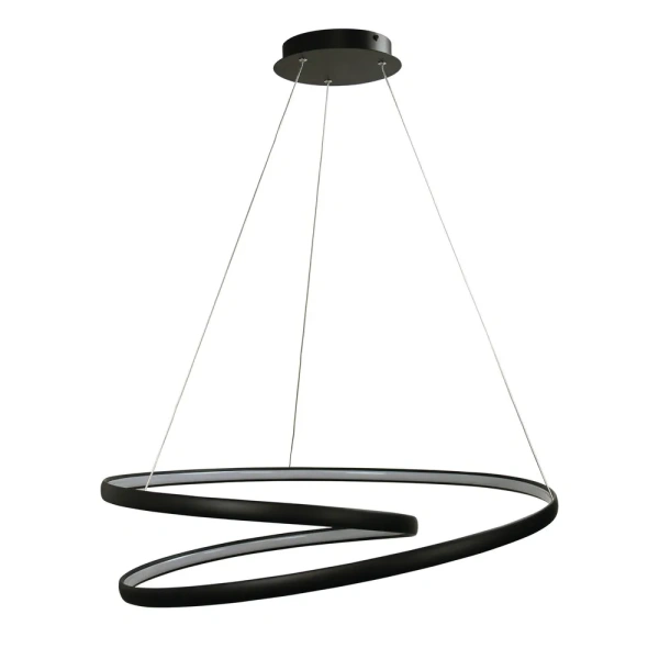 Pendant lamp INFINITY LED 50W 3CCT SPIRAL BLK
