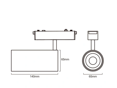 Track Spotlight Z3015-24.36.CCT.BK 48V 24W WIFI