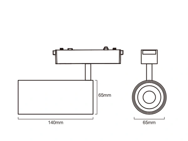 Track Spotlight Z3015-24.36.CCT.BK 48V 24W WIFI