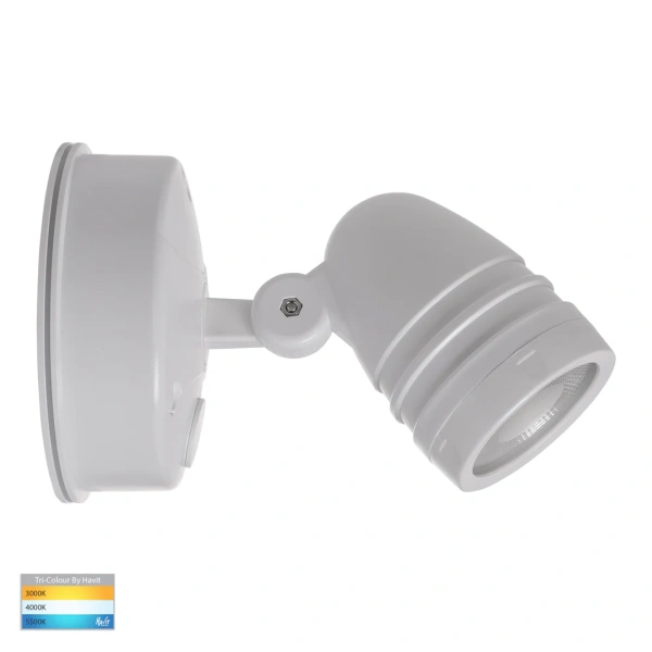 Wall light Focus Polycarbonate WHT Single Adjustable With Sensor HV3792T-WHT IP65