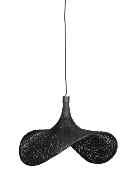 Single pendant ROSSANA-70 Black