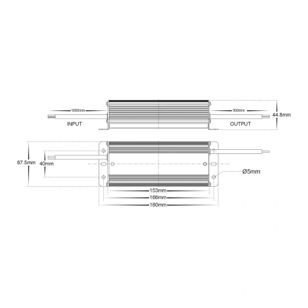 Driver LED HV9658 60W 24V IP66 Weatherproof