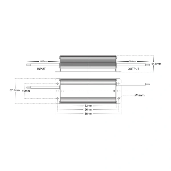 Driver LED HV9658 60W 24V IP66 Weatherproof