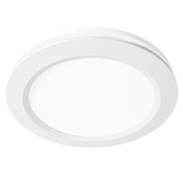 Martec Exhaust fan Saturn 240 round bathroom LED 17W 3CCT WHT