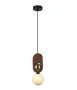 Pendant light PALTA2 G9 Red wood 25W