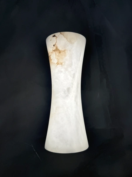 Wall light Horas Alabaster Spanish Marble LED Antique brass