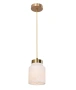 Pendant Lamp Tufo Jar Alabaster E27 BRS