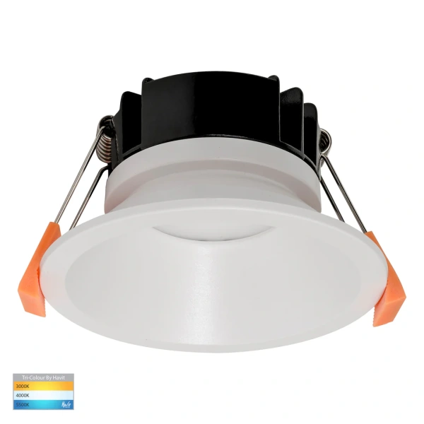 Recessed downlight Gleam WHT Fixed 3CCT LED 9W IP54