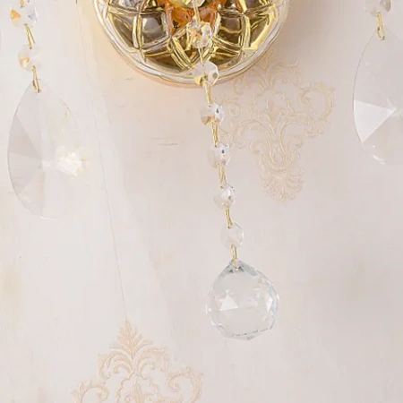 Wall light Bromley Crystal K9 2 light GL