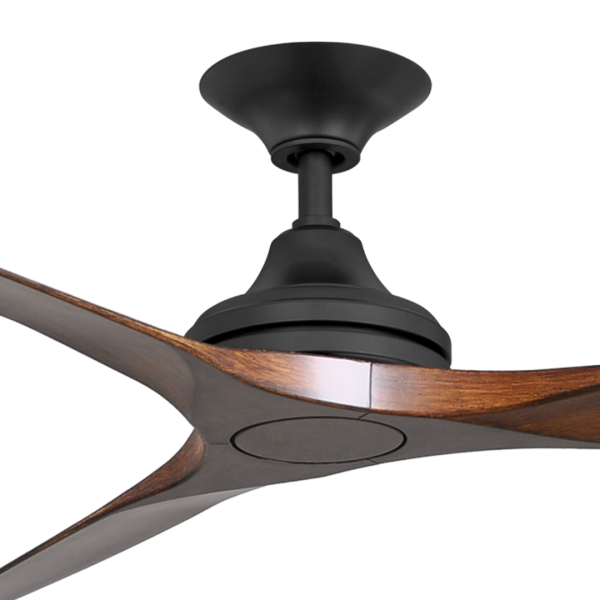 Ceiling fan Spitfire AC D60 Black Base Koa Blades