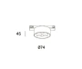 Track spot lens SEPTA Titan 48V 7W CCT