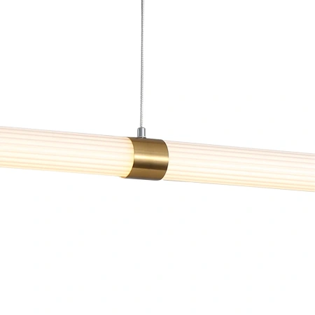 Linear light MAXWELL Ribbed L150 LED 30W 3CCT SAT BRS
