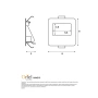 Wall light PEKO.3 LED 3CCT WHT