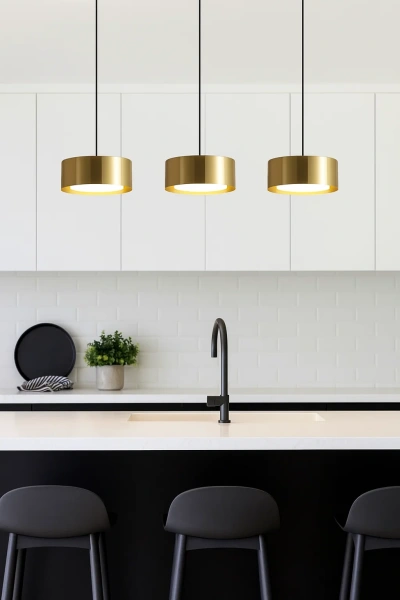 Pendant lamp RONDO P1 BR