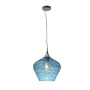 Pendant Light Zyla Glass Oval E27 D29 BLU