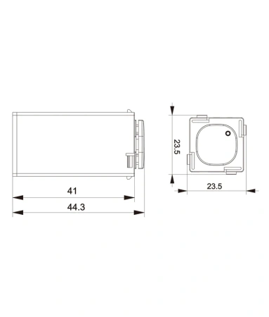 Trailing Edge Dimmer Vela push button
