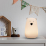 Kids lamp Polar Bear Barney soft Silicone Night RGB Rechargeable