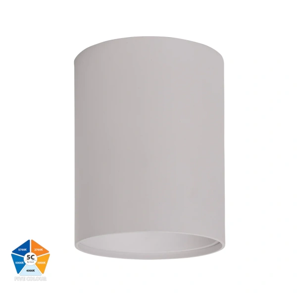 Surface downlight Nella WHT 5CCT LED 18W IP54