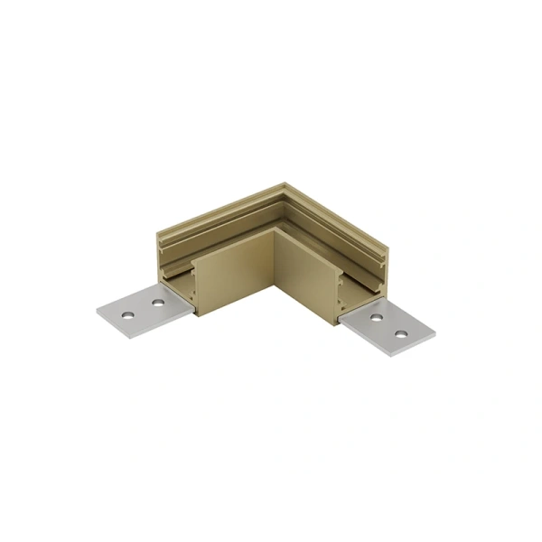 Surface track MUSE horizontal corner 48V Brass