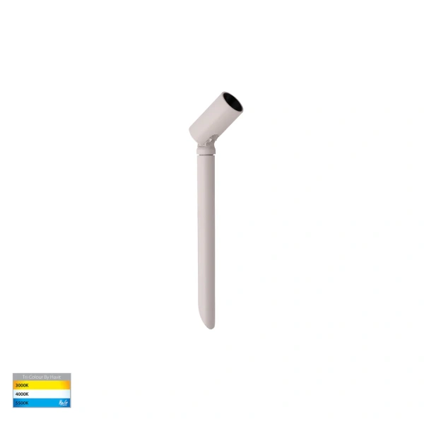 Garden light Spar Aluminium White Spike or Surface Mounted HV1433T-WHT IP65