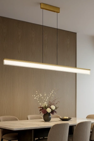 Pendant lamp Stockholm 1800 LED Gold 3K