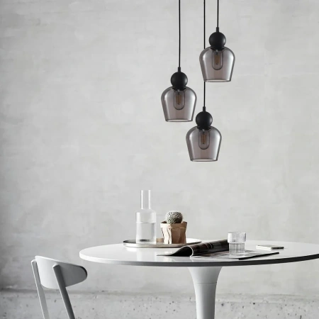 Pendant lamp CHAMPAN2 E27 black