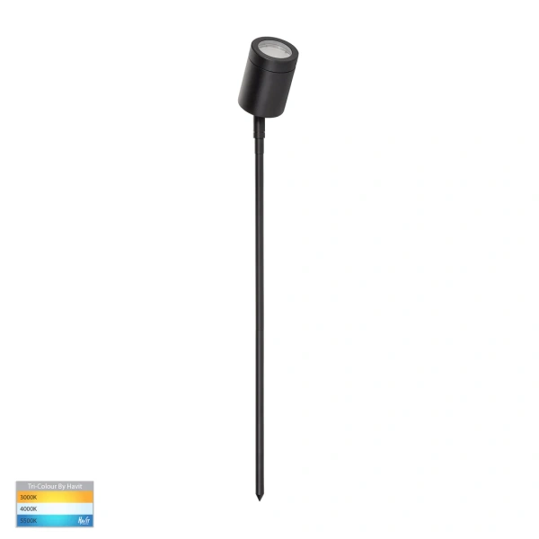 Garden light Pointe 316 Stainless Steel Black TRI Colour LED HV1401T-BLK IP65