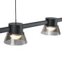 Pendant lamp Rocket LED 25W 3CCT L120 Dim BLK