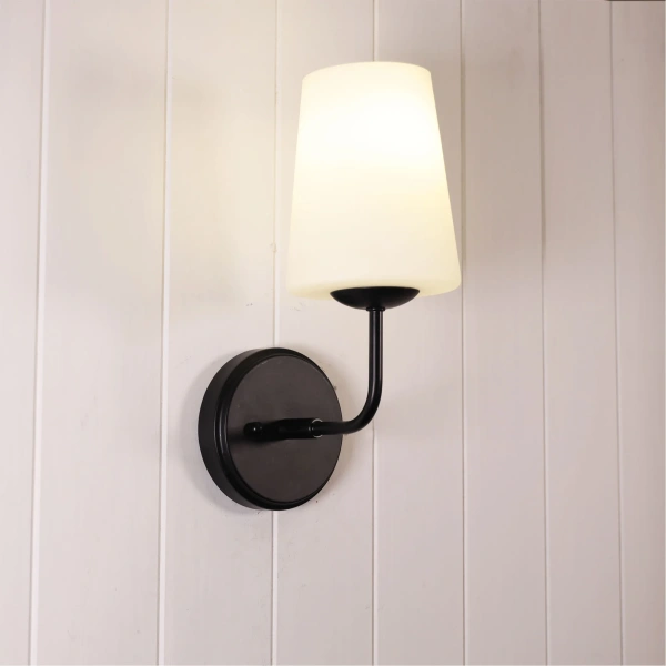 Wall light HOPLEY E27 BLK