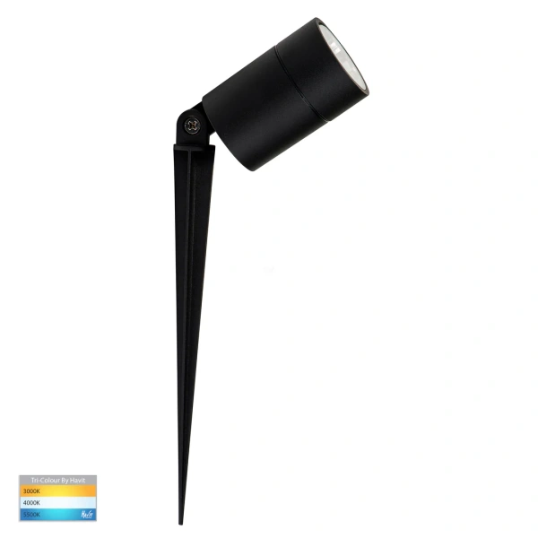 Garden light Oasis Black 7w TRI Colour LED HV1429T-7W  IP65